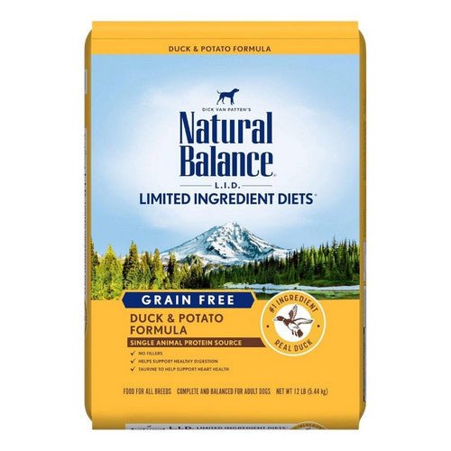 Natural Balance Pet Foods, Natural Balance Pet Foods Limited Ingredient Reserve Grain — Free Duck Potato 12 Lbs