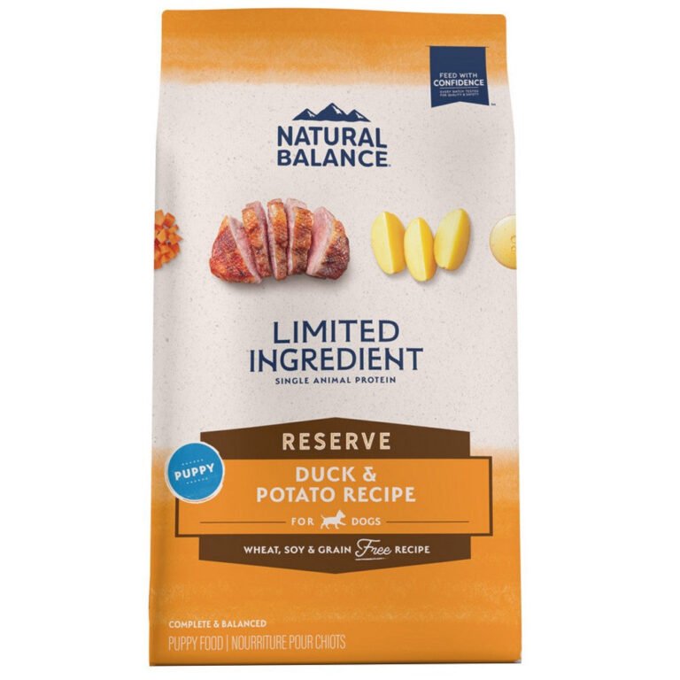 Natural Balance Pet Foods, Natural Balance Pet Foods Limited Ingredient Reserve Grain — Free Puppy Dry Dog Food Duck Potato 22 Lbs