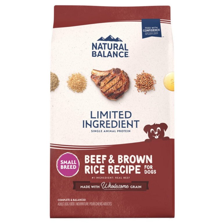 Natural Balance Pet Foods, Natural Balance Pet Foods Limited Ingredient Small Breed Dry — Dog Food Beef Brown Rice 4 Lbs