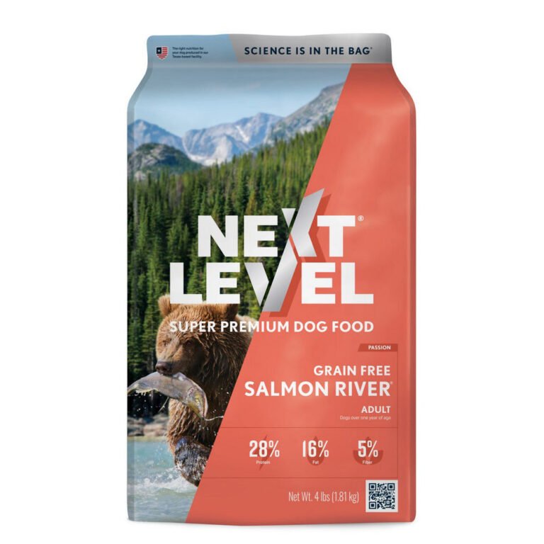 Next Level, Next Level Salmon River Grain-Free Adult Dry Dog Food, 4 Lbs