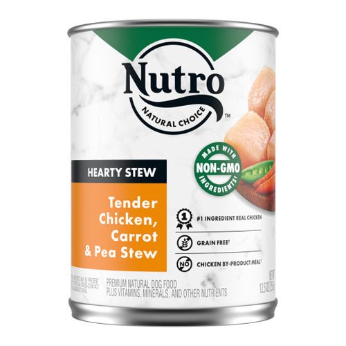 Nutro Products, Inc., Hearty Stew Cuts in Gravy Adult Wet Dog Food, Tender Chicken