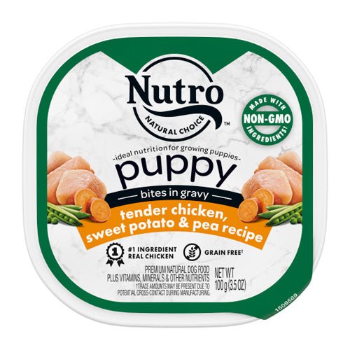 Nutro Products, Inc., Nutro Products Grain Free Bites in Gravy Puppy Wet Dog Food, Tender