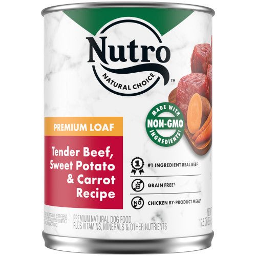 Nutro Products, Inc., Nutro Products Premium Loaf Adult Wet Dog Food, Beef, Sweet Potato