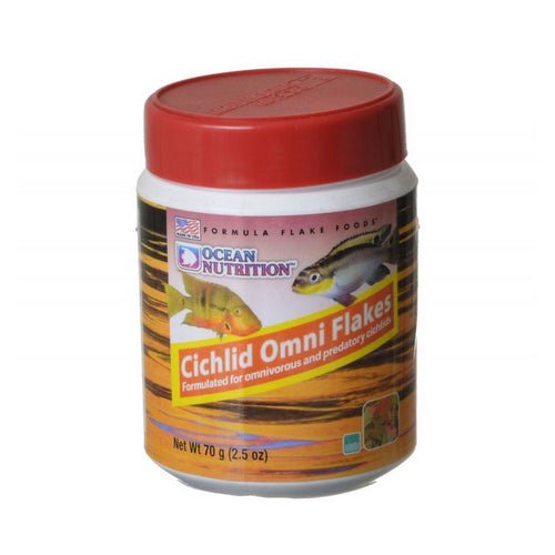 Ocean Nutrition, Cichlid Omni Flakes, 2.5 oz