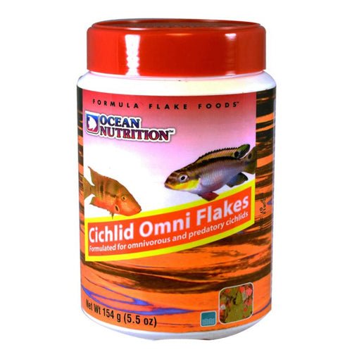 Ocean Nutrition, Ocean Nutrition Cichlid Omni Flakes Fish Food, 1 Each/1.2 Oz