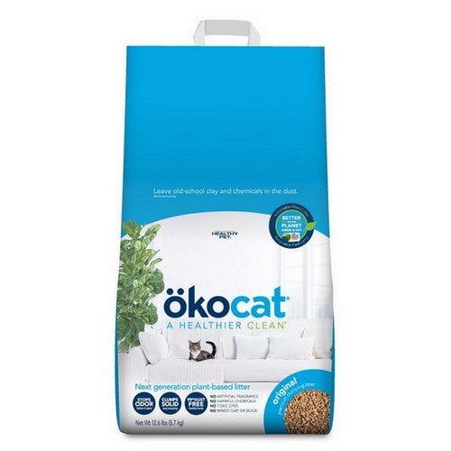 Okocat, Original Clumping Wood Cat Litter, 1 Each /12.6 Lbs