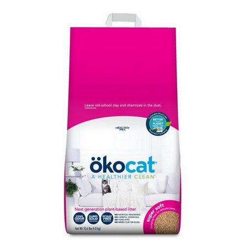 Okocat, Super Soft Clumping Wood Cat Litter, 10.6 Lbs