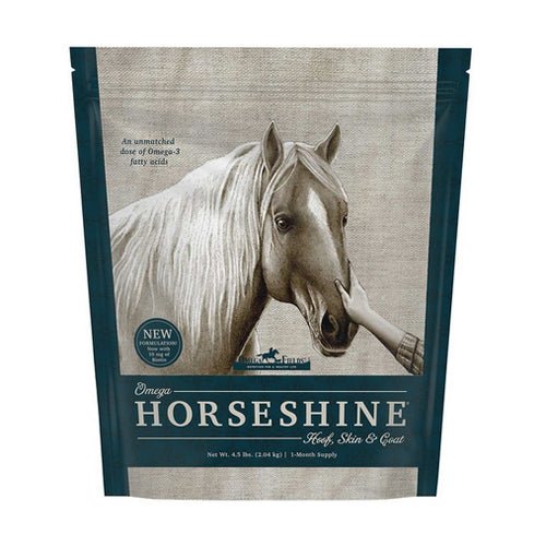 Omega Fields, Omega Horseshine Omega-3 Horse Supplement, 4.5 Lbs