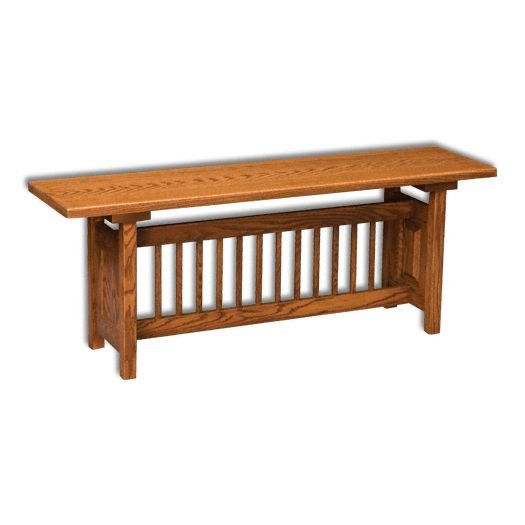 Classic Mission Trestle Bench