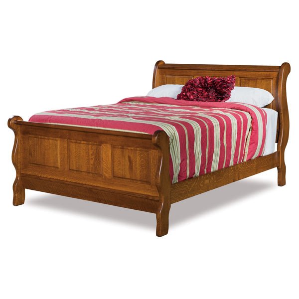 Classic Raised Panel Sleigh Bed