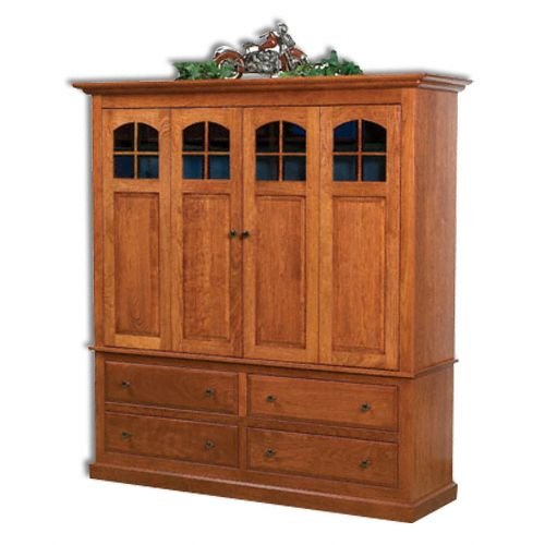 Contemporary Mission 2-Piece Cabinet