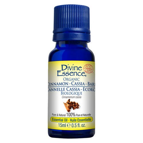 Organic Cinnamon Cassia Bark 15 Ml by Divine Essence