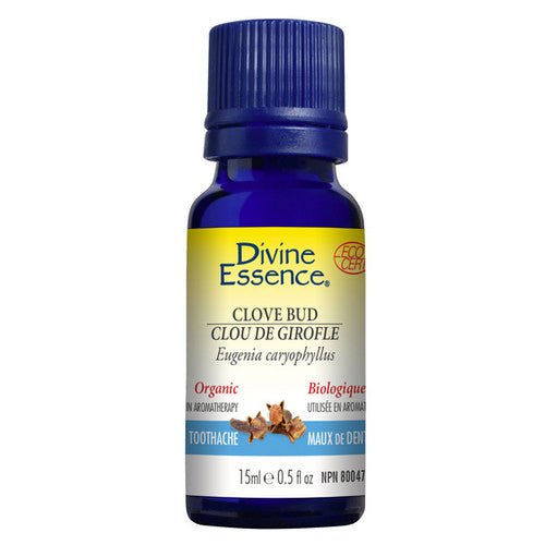 Organic Essential Oil Clove Bud 15 Ml by Divine Essence