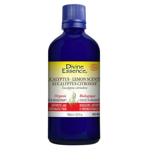Organic Essential Oil Eucalyptus Lemon-Scented 100 Ml by Divine Essence