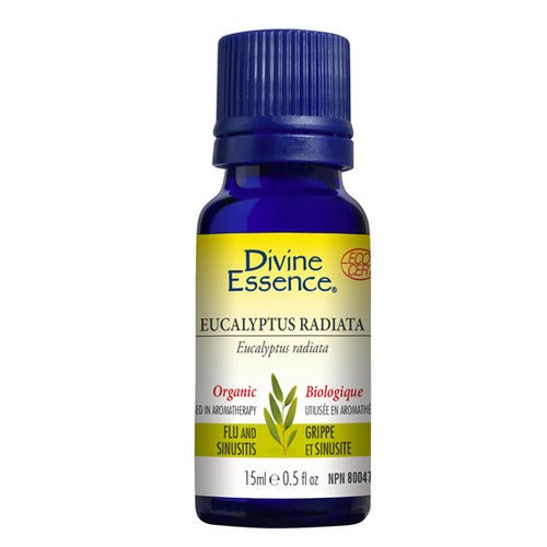 Organic Essential Oil Eucalyptus Radiata 15 Ml by Divine Essence