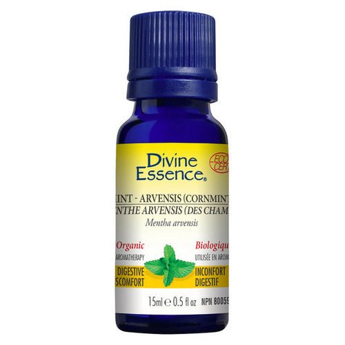 Organic Essential Oil Mint Arvensis (Cornmint) 15 Ml by Divine Essence