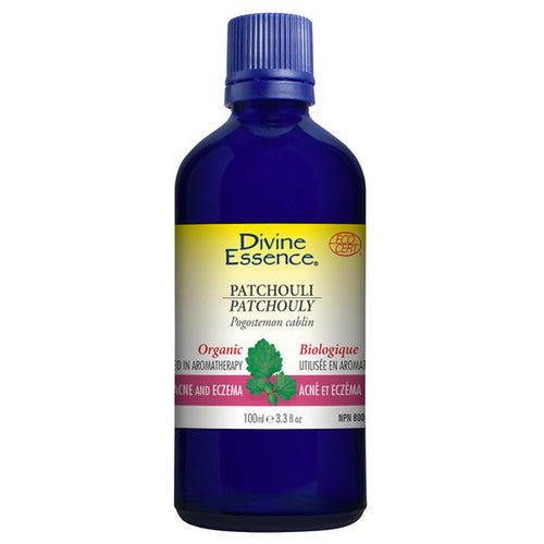 Organic Essential Oil Patchouli 100 Ml by Divine Essence