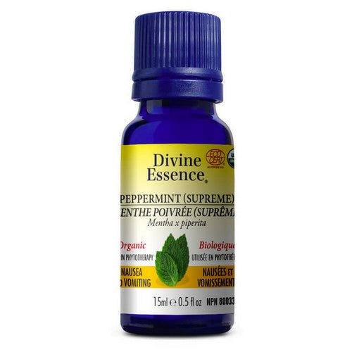 Organic Essential Oil Peppermint Supreme 15 Ml by Divine Essence