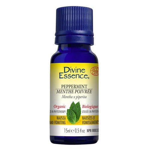Organic Essential Oil Peppermint (Yakima) 15 Ml by Divine Essence