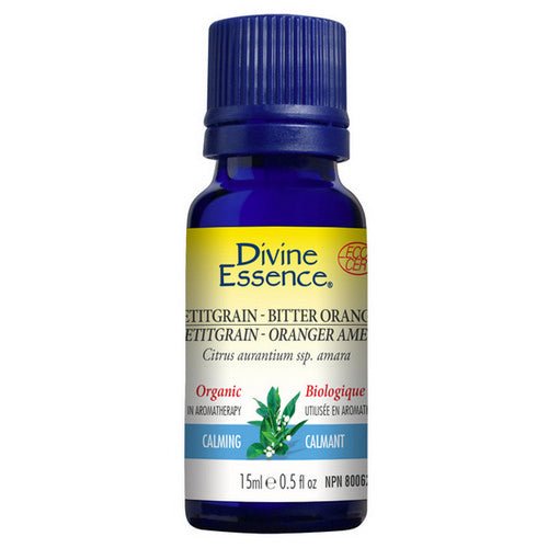 Organic Essential Oil Petitgrain-Bitter Orange 15 Ml by Divine Essence