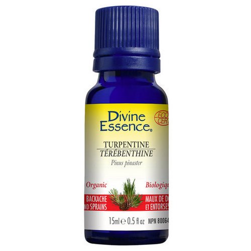 Organic Essential Oil Turpentine 15 Ml by Divine Essence