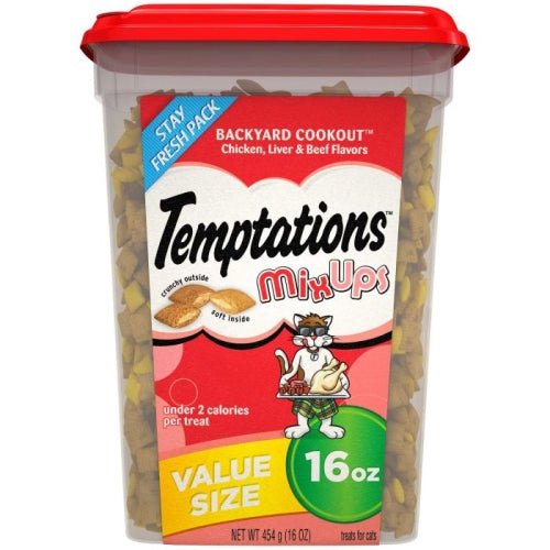 Pedigree, Whiskas Temptations Backyard Cookout, 16 Oz