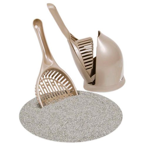 Petmate, Petmate Scoop ‘N’ Hide Cat Litter Scoop, Titanium, 1 Each/One Size