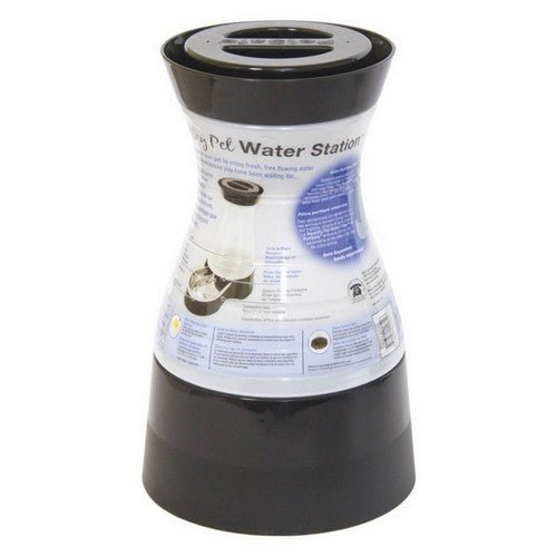 PetSafe, Healthy Pet Water Station Black/White, 1 Count / Small