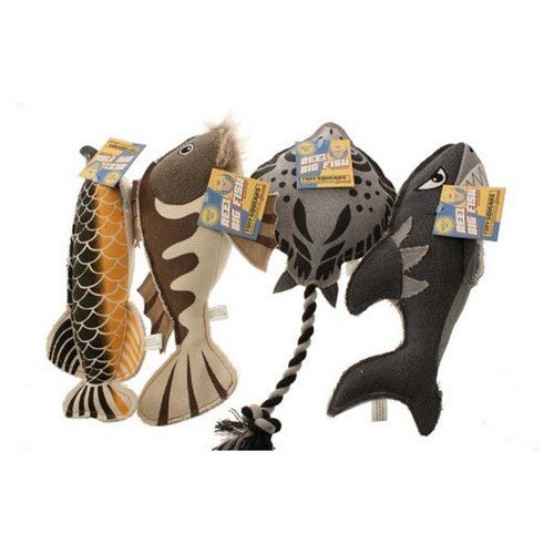 Petsport USA, Reel Big Fish Dog Toy Assorted, 1 Count