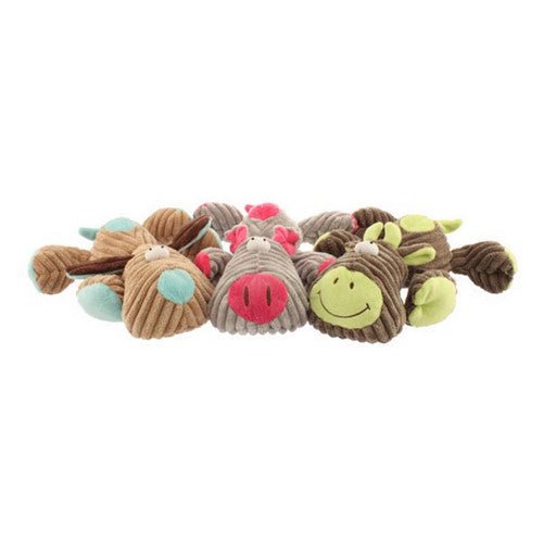 Petsport USA, Tuff Squeaks Plush Dog Toy Farm Critter Assorted, 1 Count