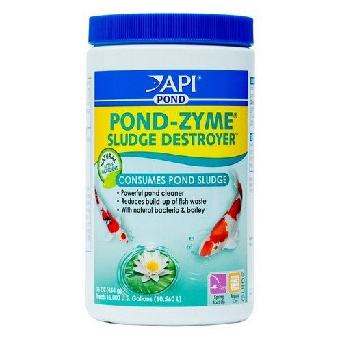Pond Care, Pond Zyme with Barley Heavy Duty Pond Cleaner, 1lb (Treats 16,000 Gallons)