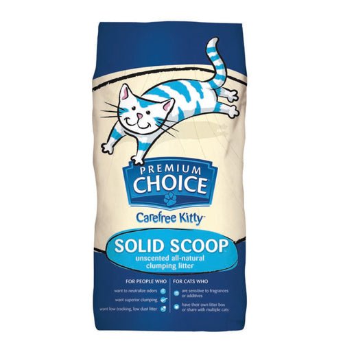 Premium Choice Litter, Premium Choice Litter Carefree Kitty Unscented All Natural Scoop — Cat 1 Each 25 Lb