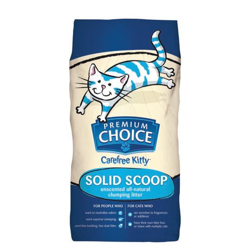 Premium Choice Litter, Premium Choice Litter Carefree Kitty Unscented All Natural Scoop — Cat 1 Each 40 Lb