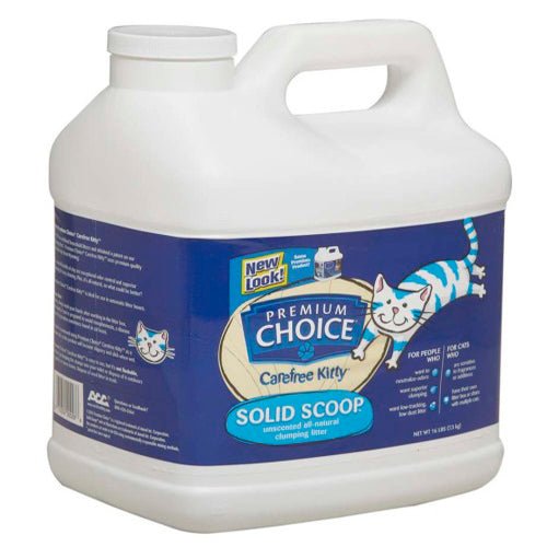 Premium Choice Litter, Premium Choice Litter Carefree Kitty Unscented All Natural Scoop — Cat 16 Lb X 3 Count