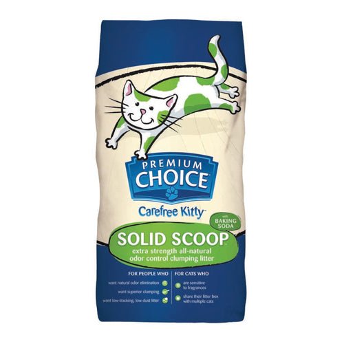 Premium Choice Litter, Premium Choice Litter Carefree Kitty Unscented with Baking Soda — Scoop Cat 1 Each 25 Lb