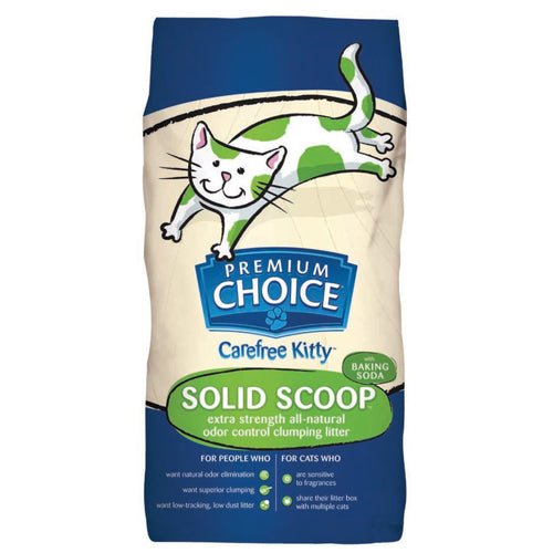 Premium Choice Litter, Premium Choice Litter Carefree Kitty Unscented with Baking Soda — Scoop Cat 1 Each 50 Lb