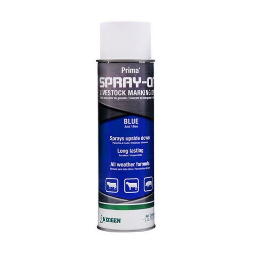 Prima Tech, Prima Spray-On Livestock Marking Dye Blue, 12 Oz