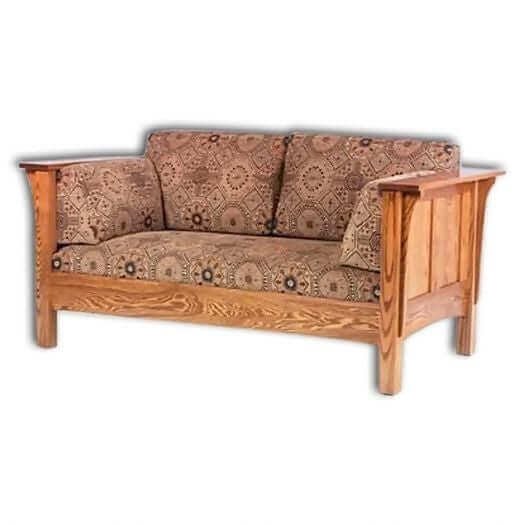 1675 Shaker Hi-back Panel Loveseat