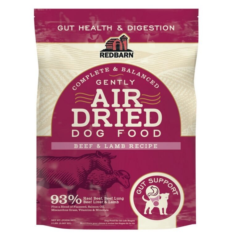 Redbarn Pet Products, Redbarn Pet Products Air Dried Gut Support Dry Dog Food, Beef &