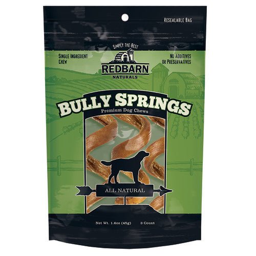 Redbarn Pet Products, Redbarn Pet Products Bully Springs Dog Treat, 1 Each/3 pk, 6 in