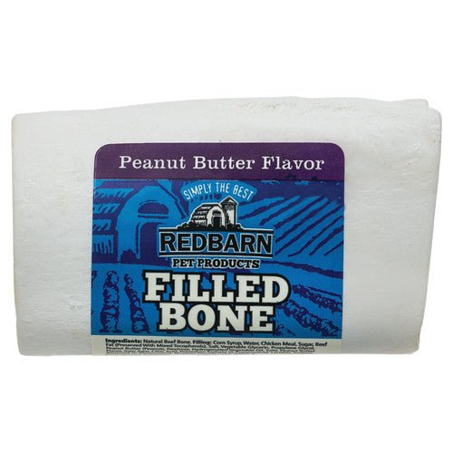 Redbarn Pet Products, Redbarn Pet Products Filled Bone Dog Treat, Peanut Butter, 1