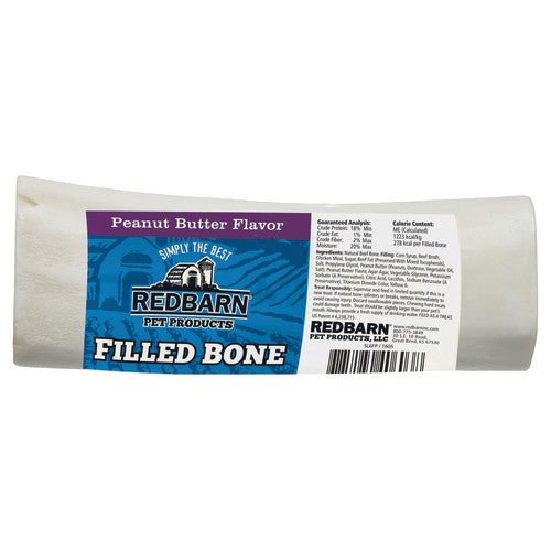 Redbarn Pet Products, Redbarn Pet Products Filled Bone Dog Treat, Peanut Butter, 1 Each/5