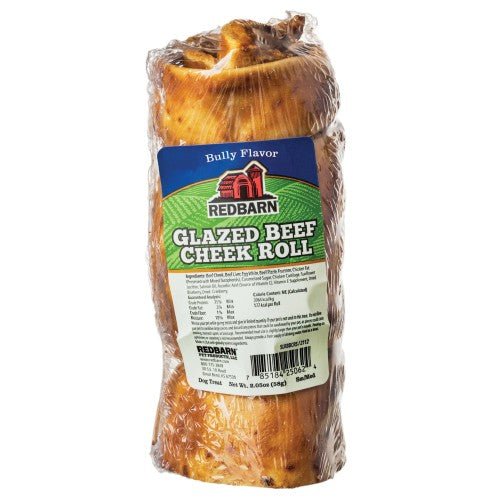Redbarn Pet Products, Redbarn Pet Products Glazed Beef Cheek Roll Dog Treat, 2.05 Oz