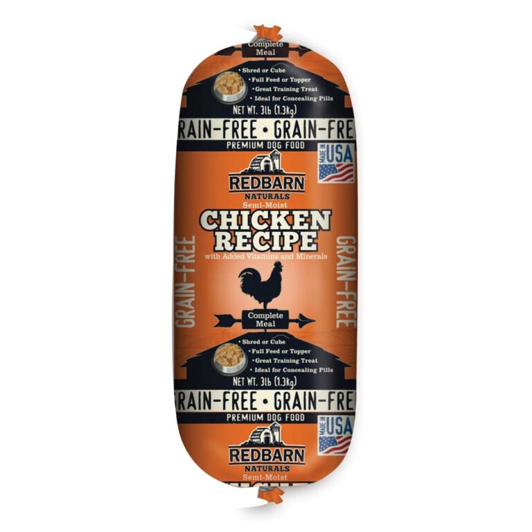 Redbarn Pet Products, Redbarn Pet Products Grain Free Dog Food Roll, Chicken, 3 Lbs