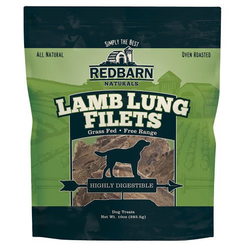 Redbarn Pet Products, Redbarn Pet Products Lamb Lung Filets Dog Treat, 1 Each/10 Oz