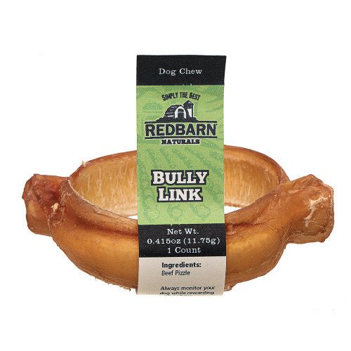 Redbarn Pet Products, Redbarn Pet Products Link Dog Treat Beef Pizzle, 0.415 Oz (Case Of
