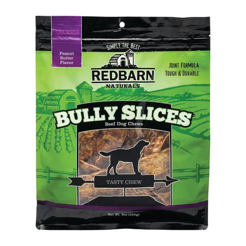 Redbarn Pet Products, Redbarn Pet Products Natural Bully Slices Dog Treat, Peanut Butter — 1 Each 9 Oz