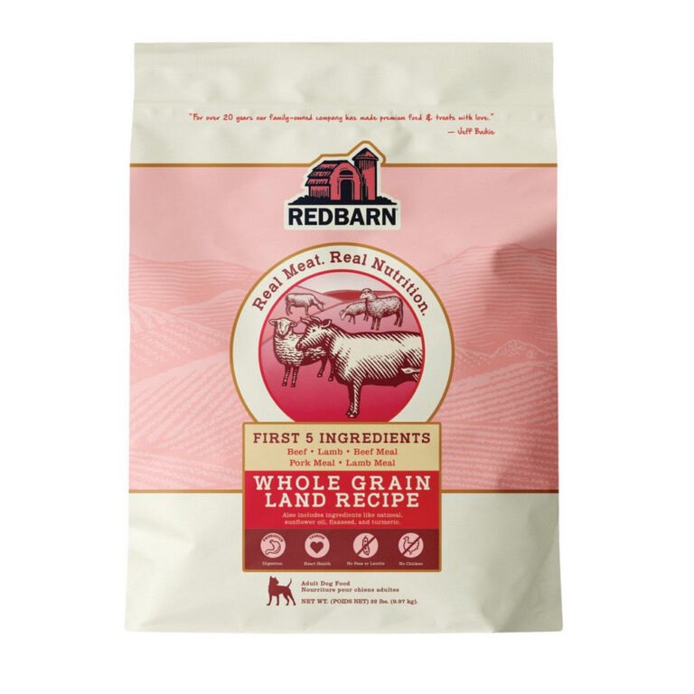 Redbarn Pet Products, Redbarn Pet Products Whole Grain Dry Dog Food, Land, 22 Lbs