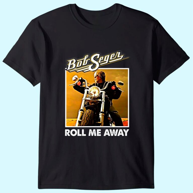 Roll Me Away Graphic Bob Art Seger Vaporwave Legends Music T-shirt