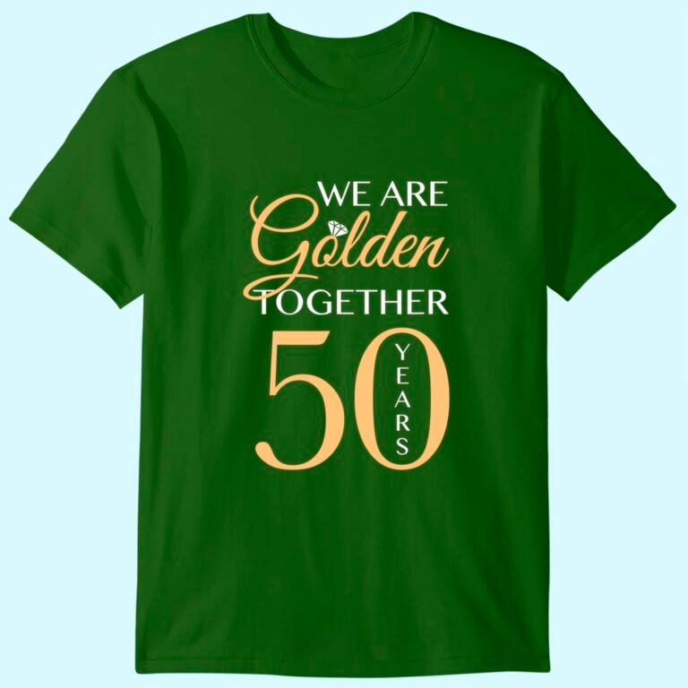 Romantic Shirt For Couples – 50th Wedding Anniversary T-shirt